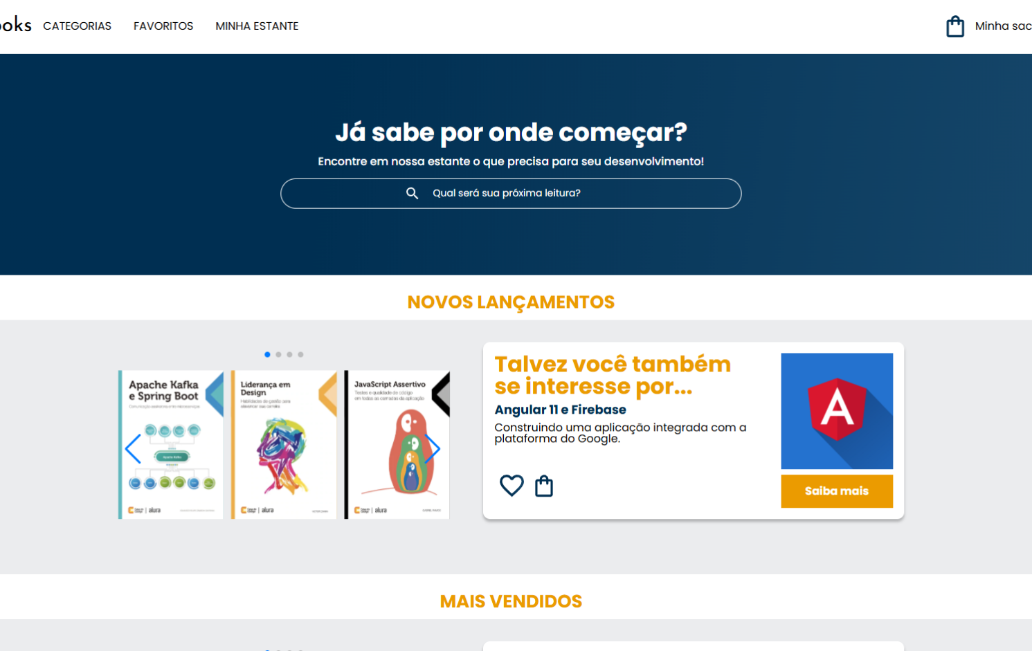 Site Alura Book