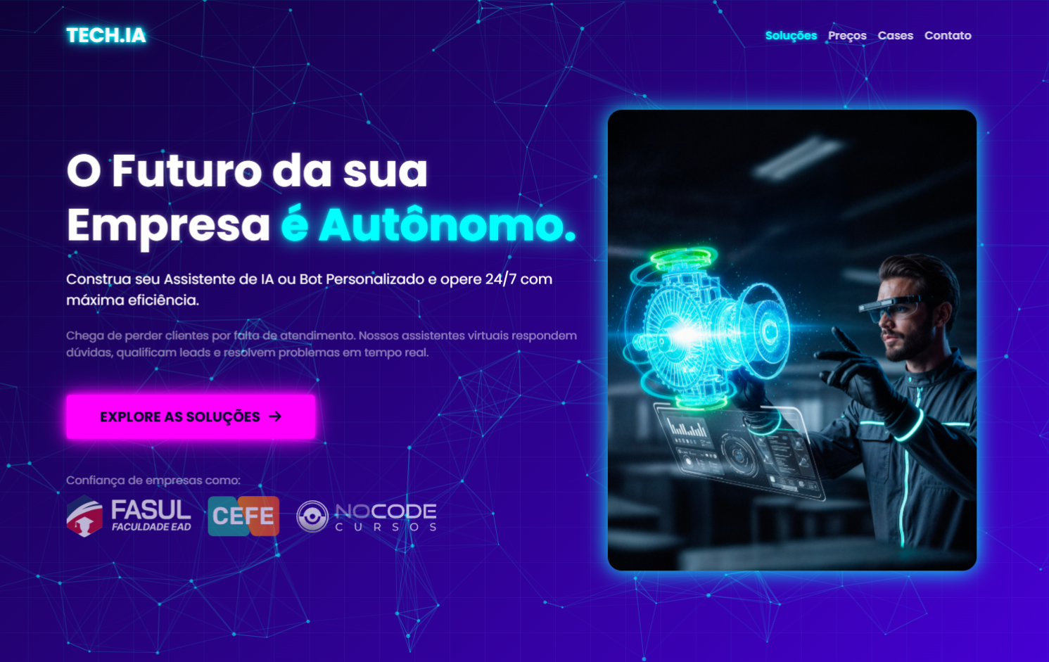 Landing Page Assistente IA