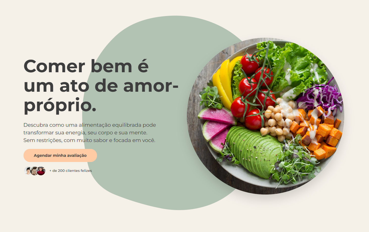 Landing Page Nutricionista